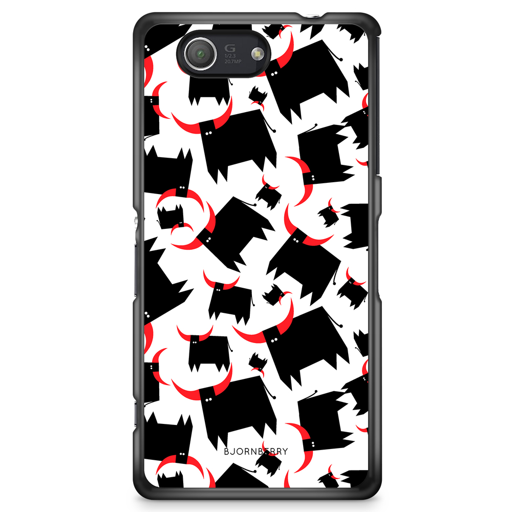 Sony Xperia Z3 Compact Case - Bull Red Horns