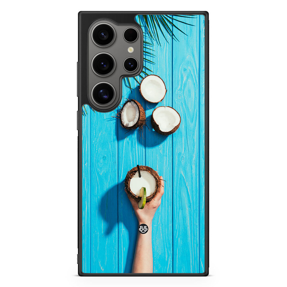 Samsung Galaxy S24 Ultra Case - Coconut Drink