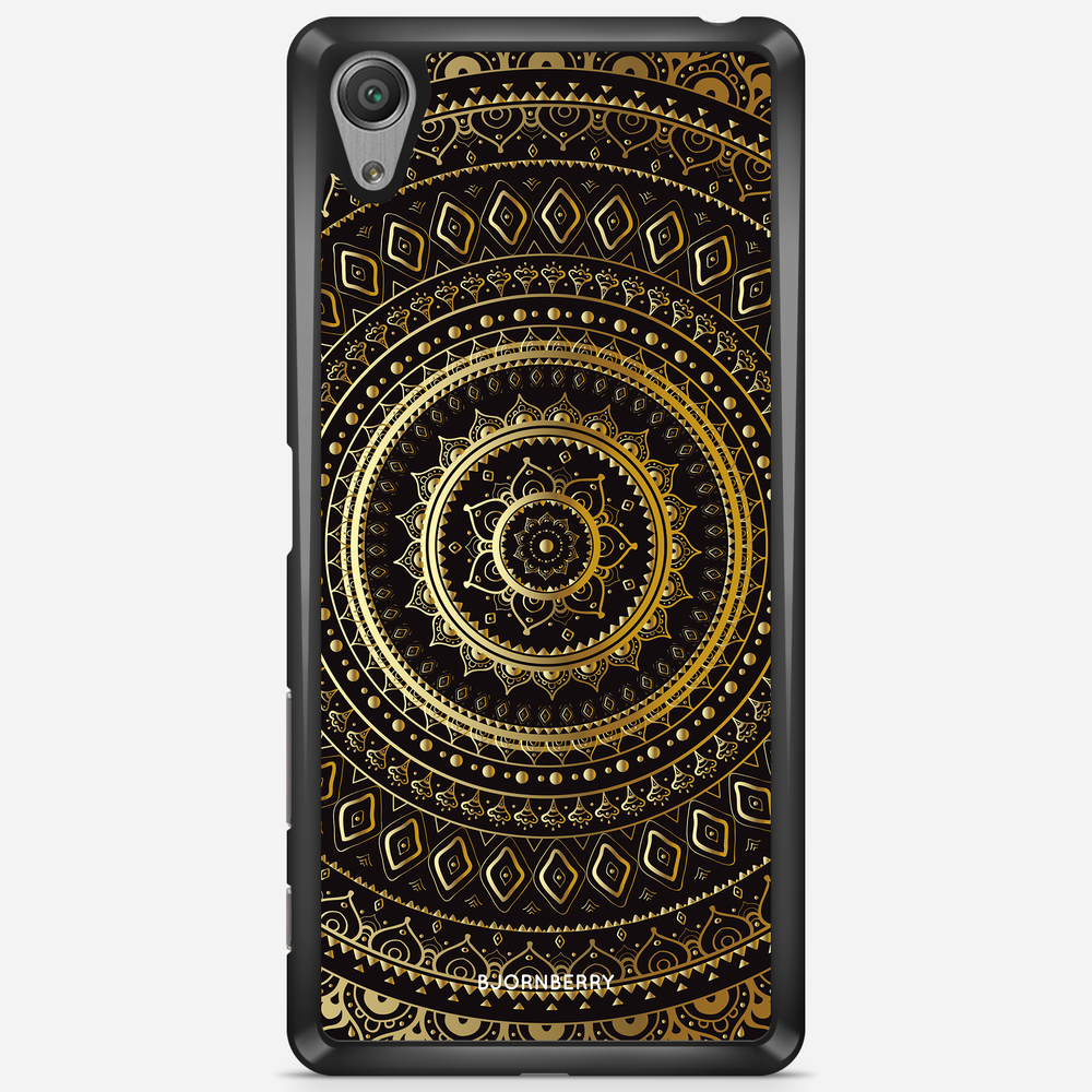 Sony Xperia X Performance Case - Gold Mandala