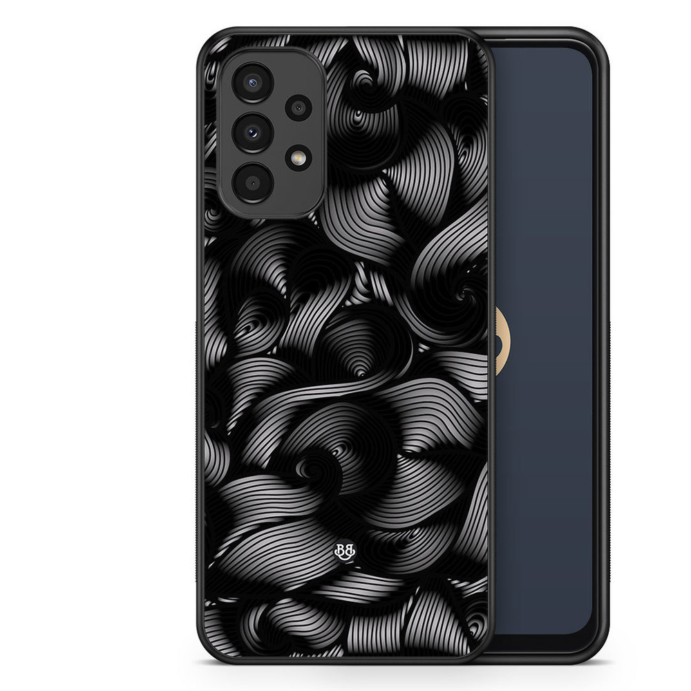 Samsung Galaxy A13 Case - Black Waves