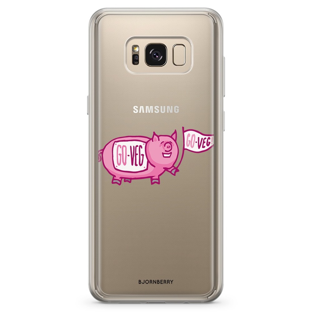Samsung Galaxy S8 Plus Fashion Case - Pink Pig