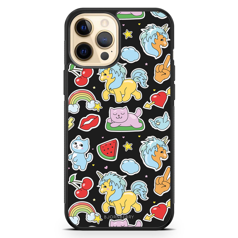 iPhone 12 Pro Max Case - Cute Stickers