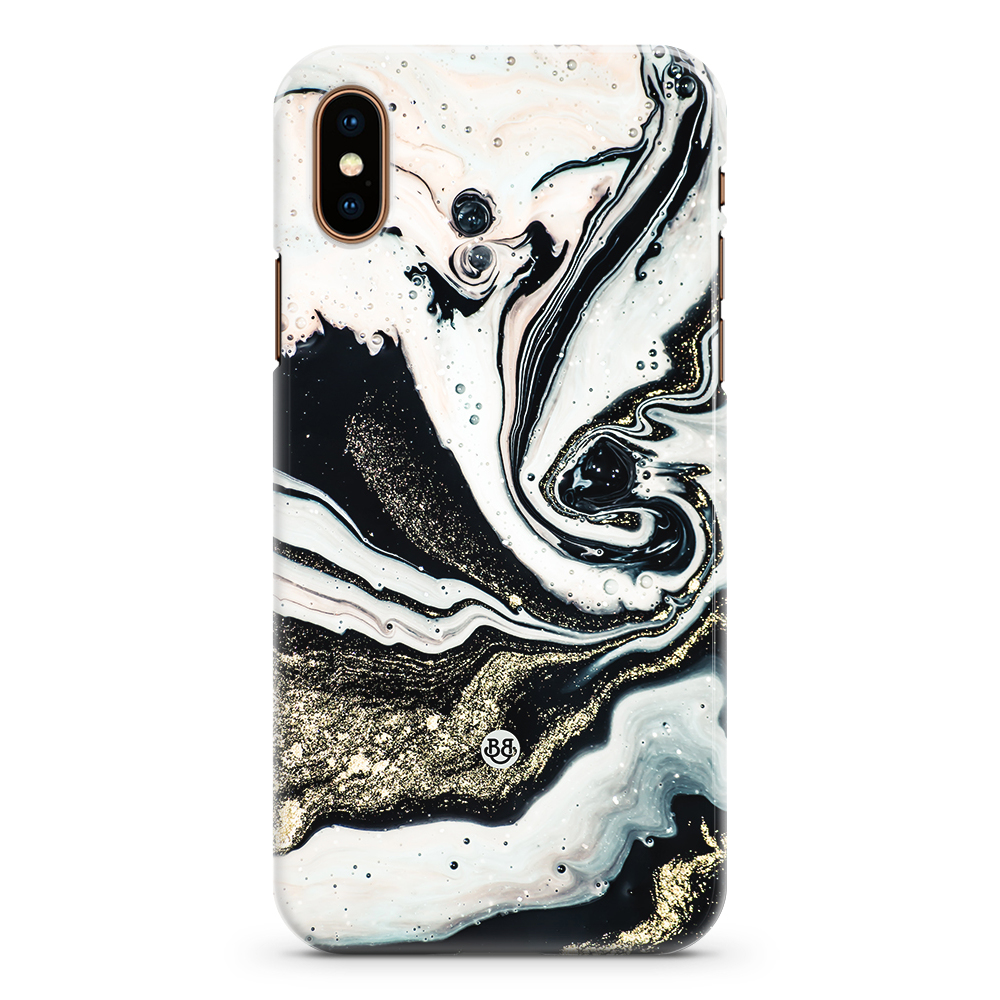 iPhone XS Max Premium Case - Golden Swirl