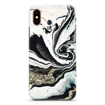 iPhone XS Max Premium Skal - Golden Swirl