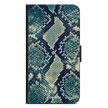 Sony Xperia X Compact Wallet Case - Blue Snakeskin