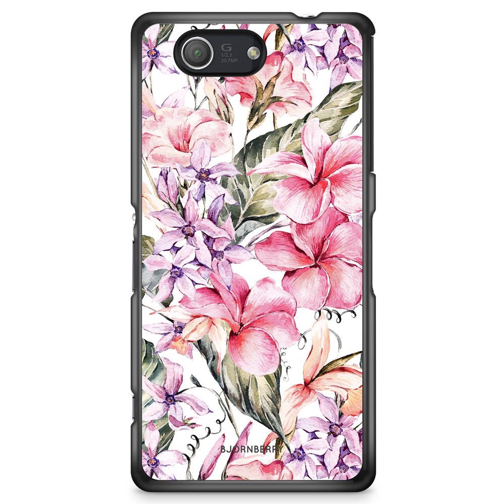 Sony Xperia Z3 Compact Case - Watercolor Flowers