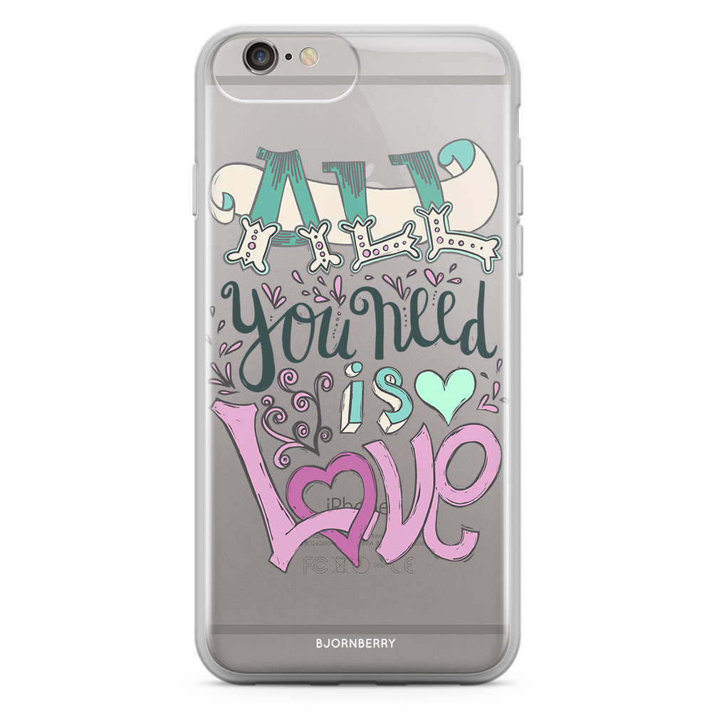 iPhone 6 Plus/6s Plus Fashion Case - All You Need Is Love