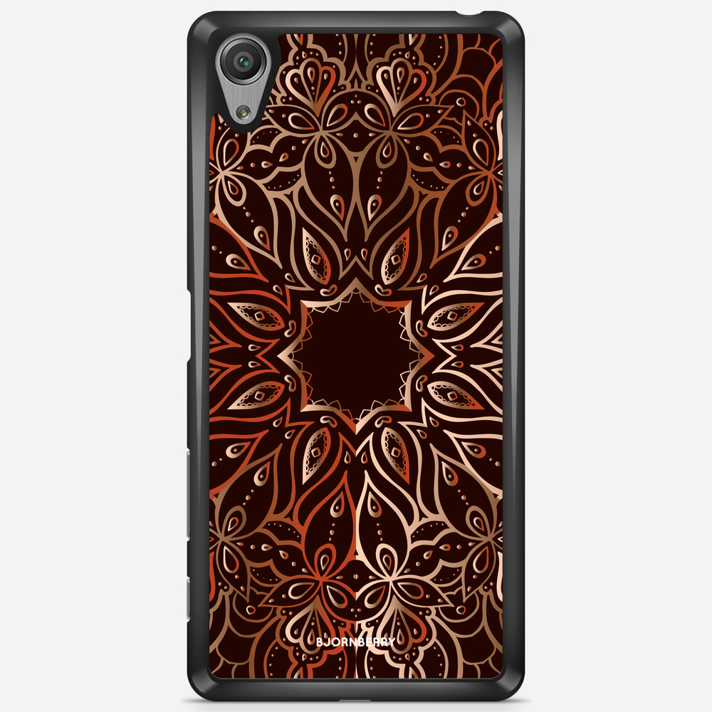 Sony Xperia X Performance Case - Bronze Mandala
