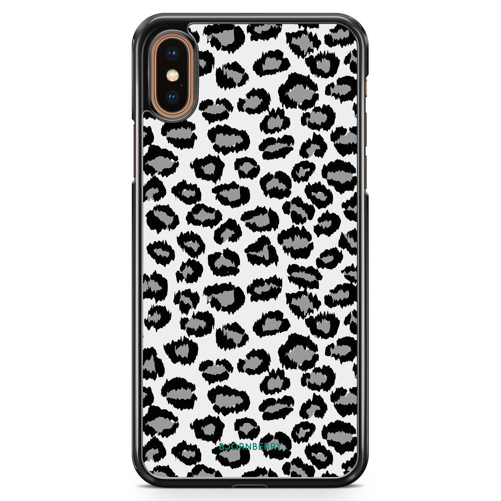 iPhone XS Max Case - Gray Leopard