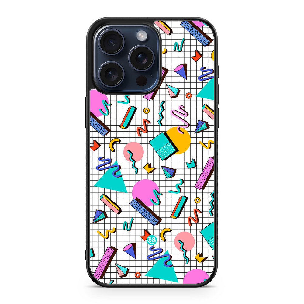 iPhone 15 Pro Max Case - 80s Pattern