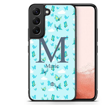 Samsung Galaxy S23 Plus 5G Custom Case - AWAKEN - Butterfly Blue