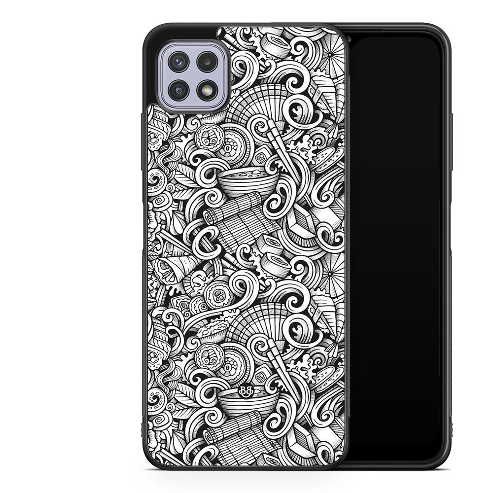 Samsung Galaxy A22 4G Case - Japanese Pattern