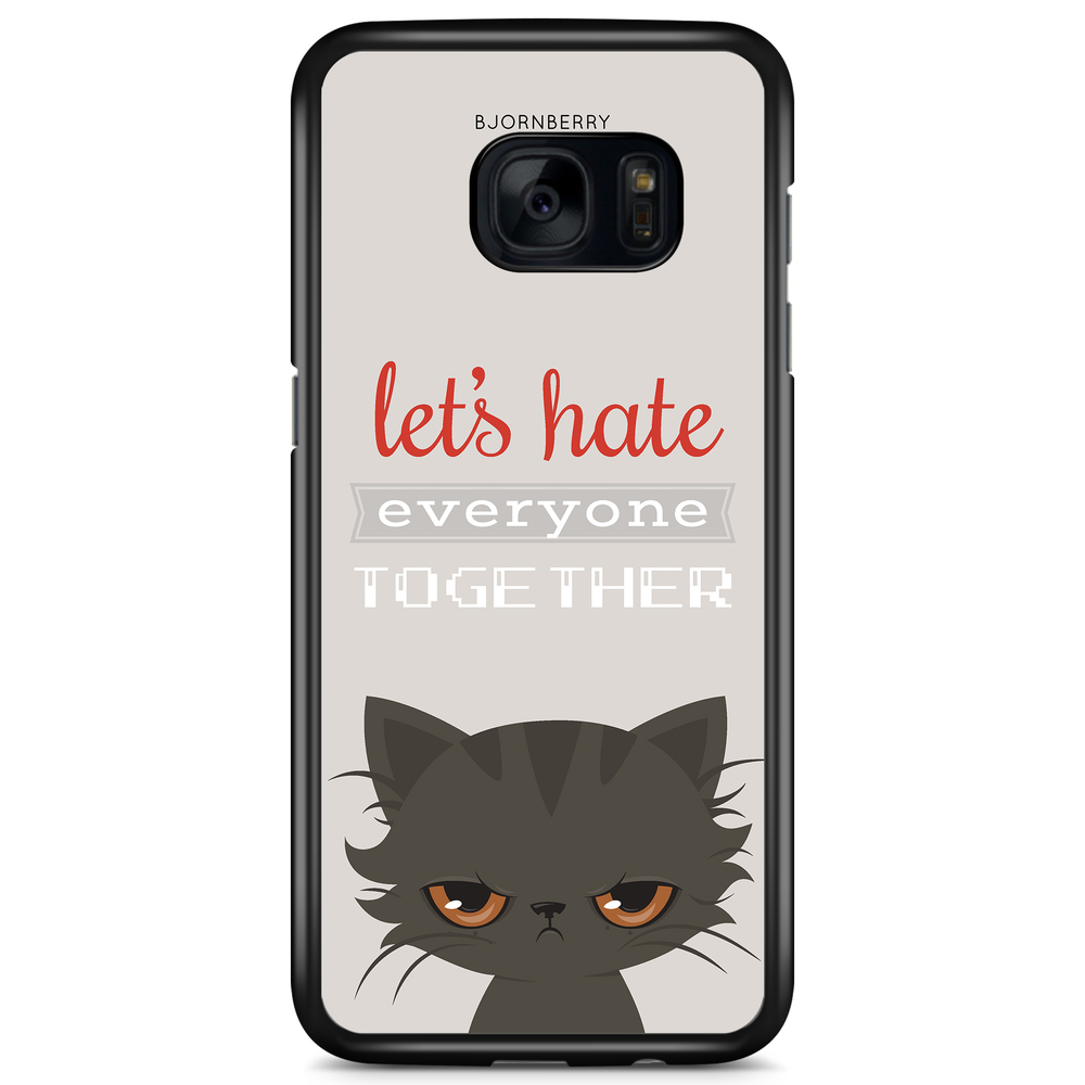 Samsung Galaxy S7 Case - Angry Cat