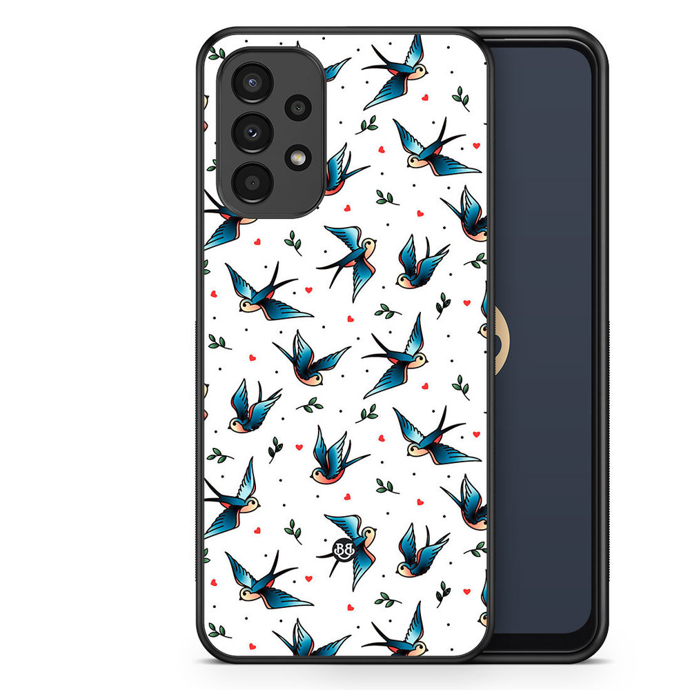 Samsung Galaxy A13 Case - Swallows