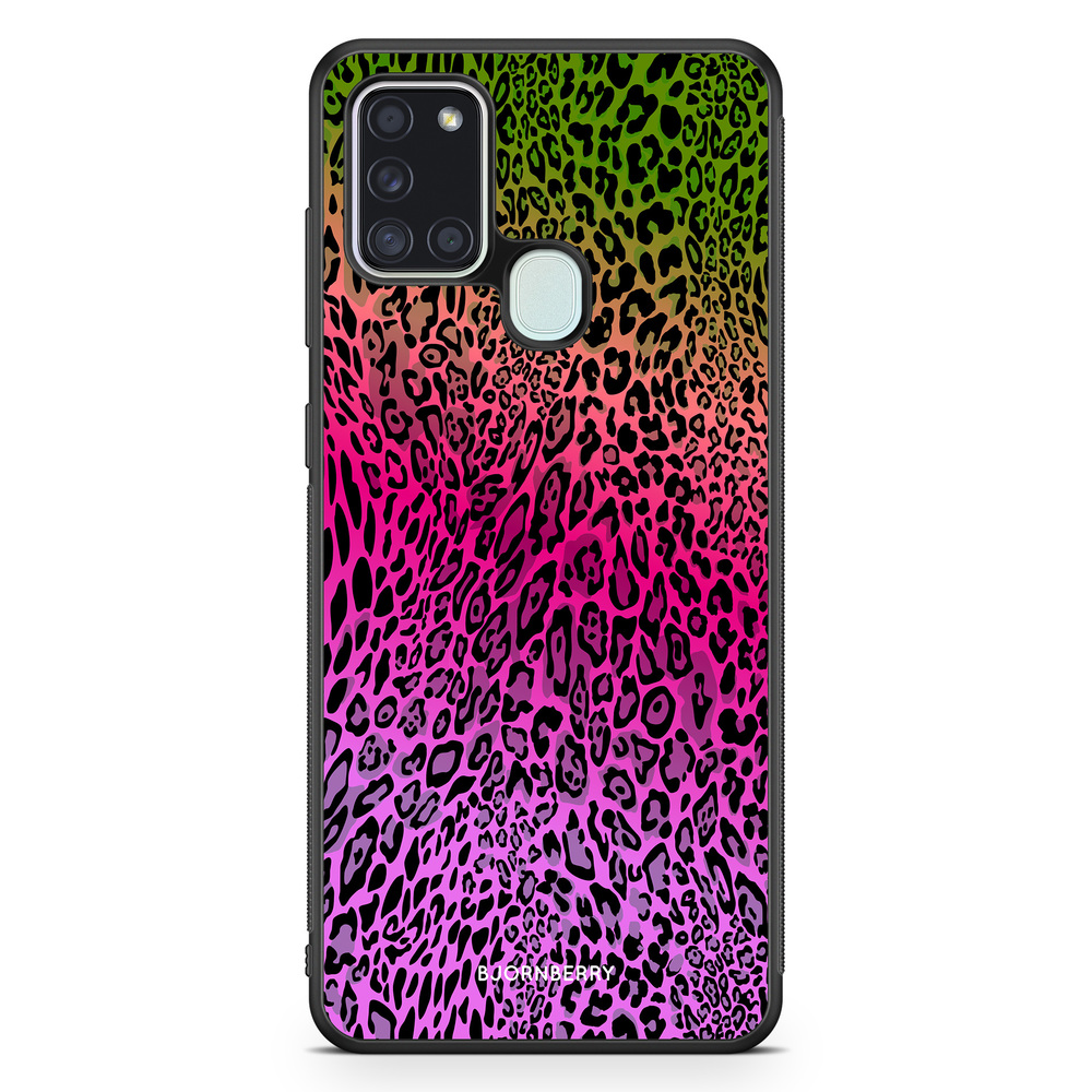 Samsung Galaxy A21s Case - Gradient Leopard