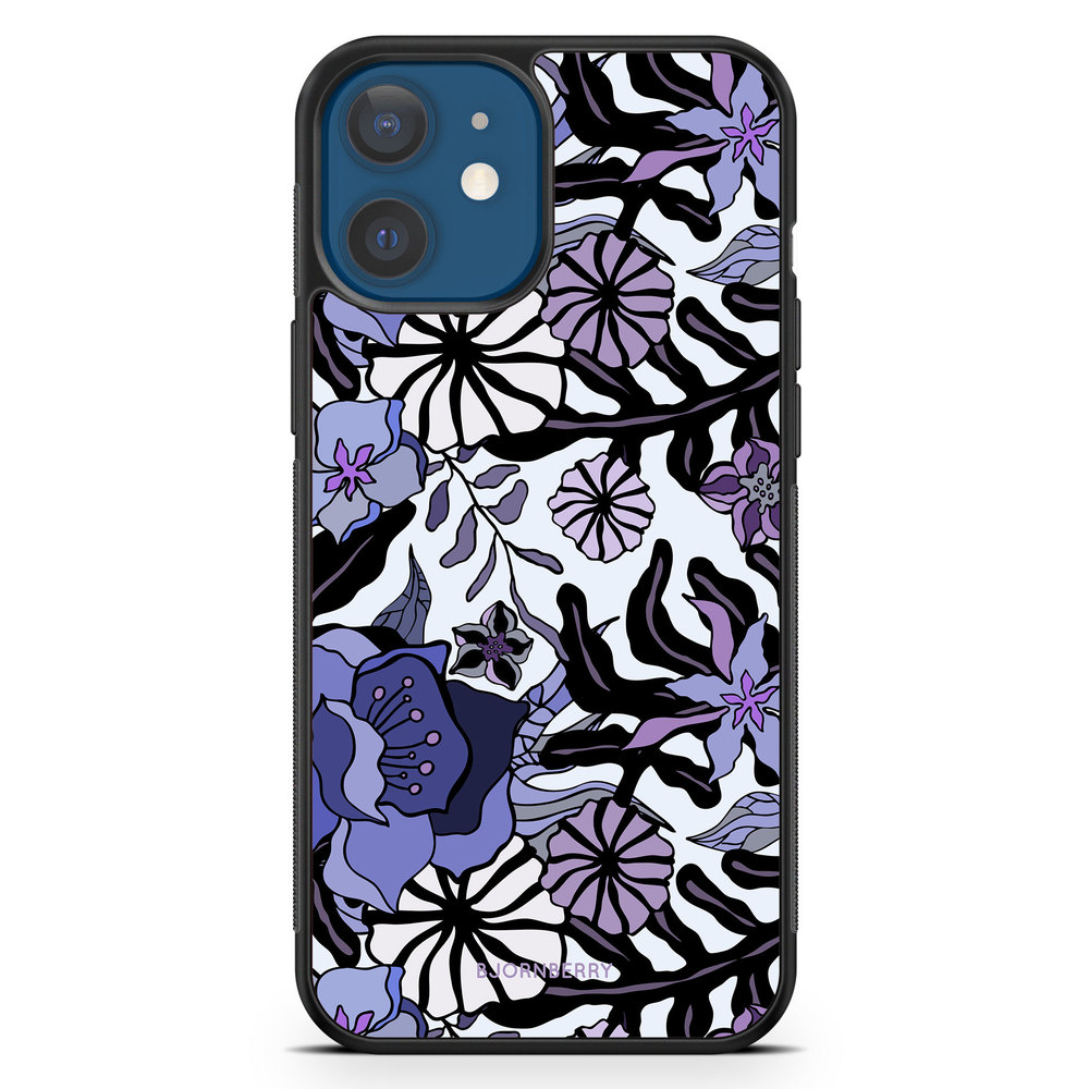 iPhone 12 Mini Case - Purple Flowers