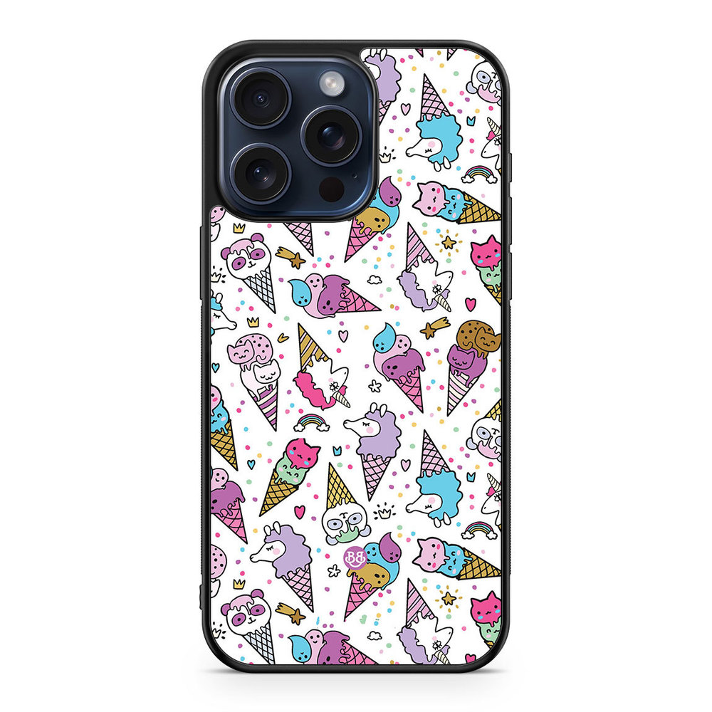 iPhone 15 Pro Max Case - Unicorn Ice Creams