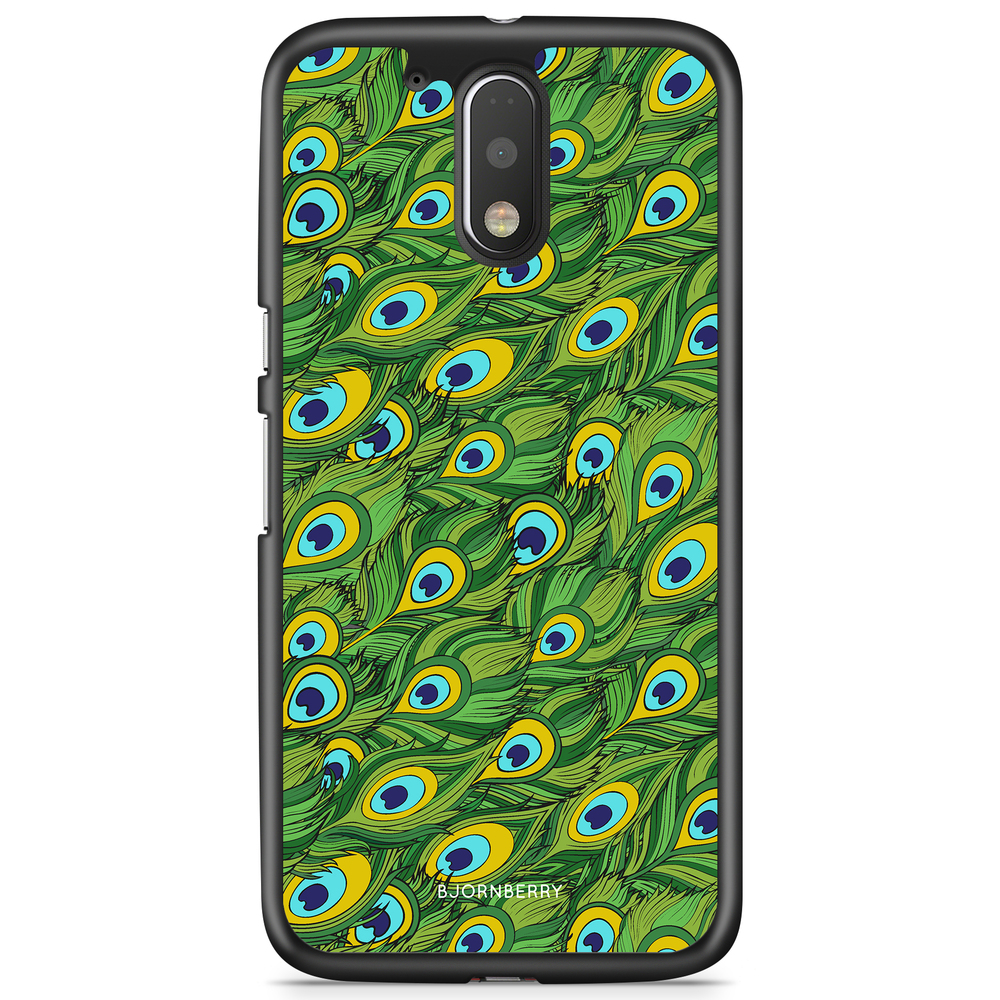 Moto G4/G4 Plus Case - Peacock Pattern