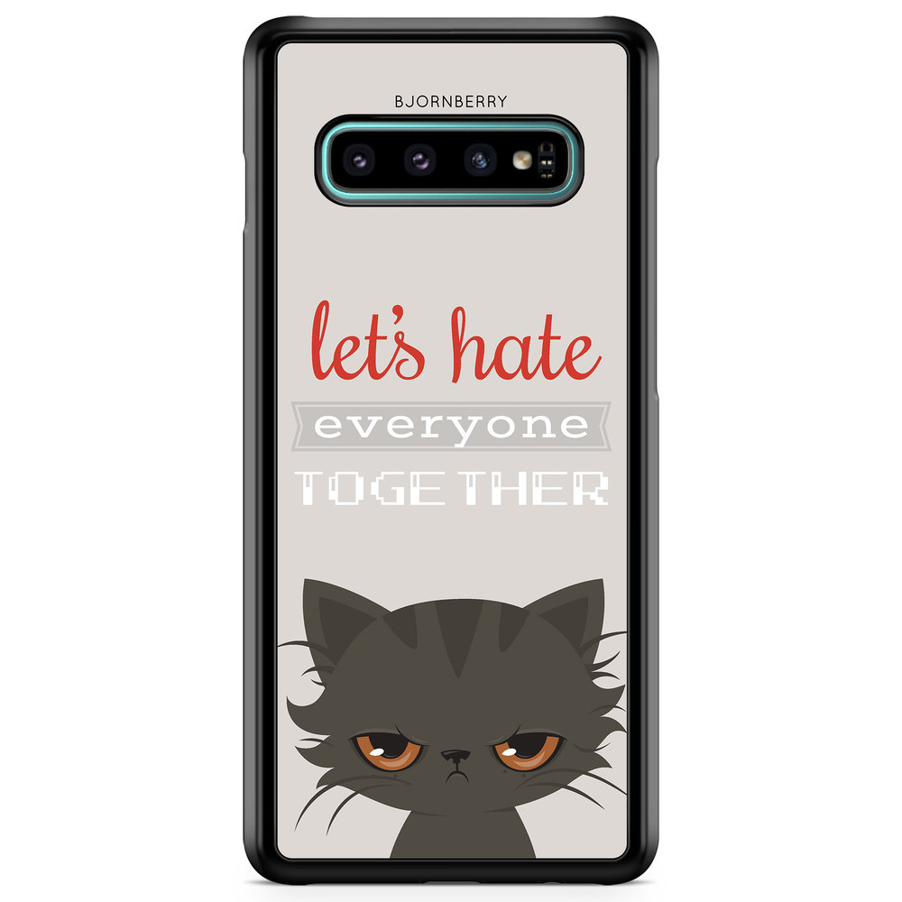 Samsung Galaxy S10 Plus Case - Angry Cat