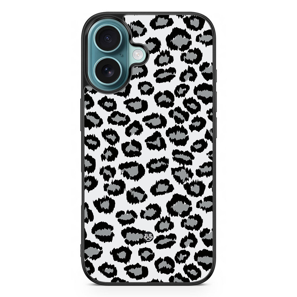 iPhone 16 Case - Gray Leopard
