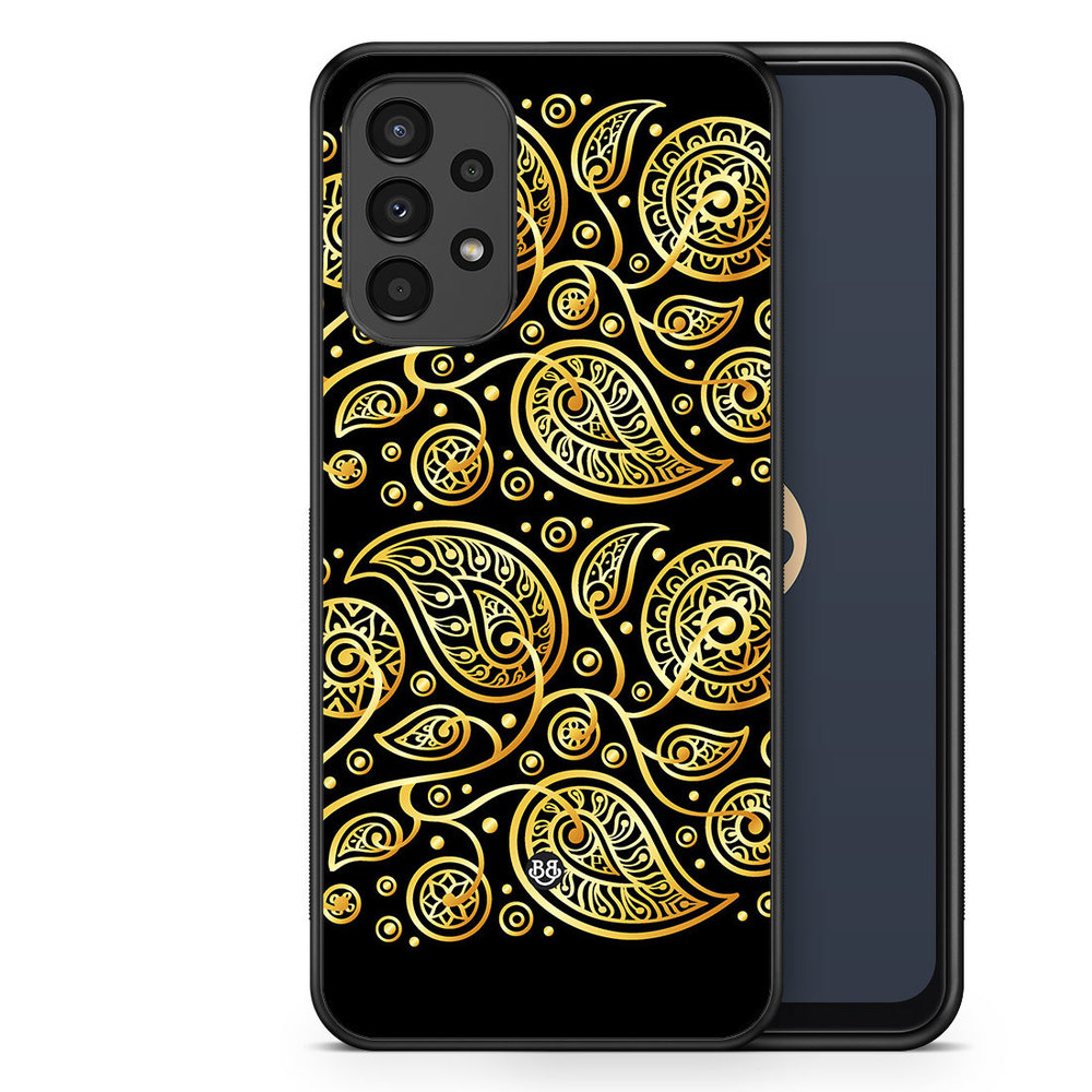 Samsung Galaxy A13 Case - Gold Flowers
