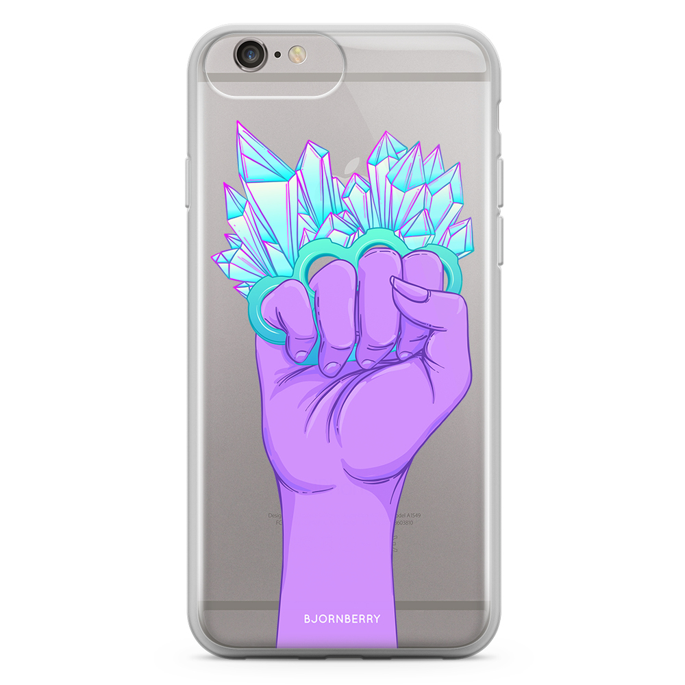 iPhone 6 Plus/6s Plus Fashion Case - Crystal Knuckles