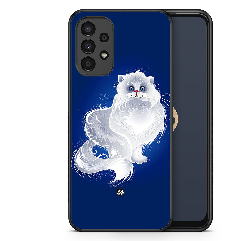 Samsung Galaxy A13 Case - White Cat