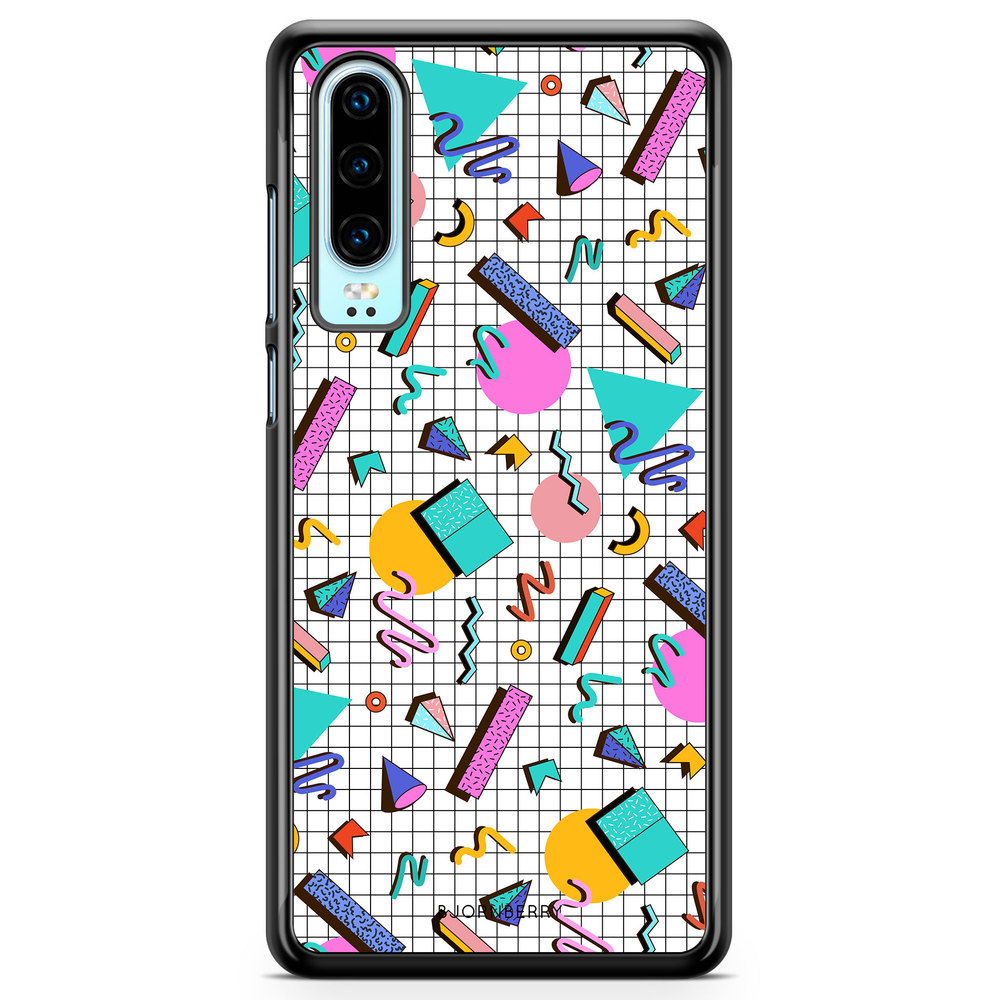 Huawei P30 Case - 80s Pattern
