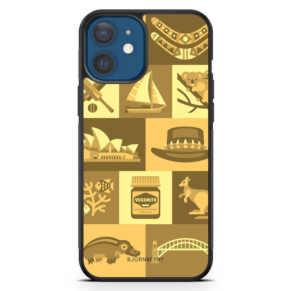 iPhone 12 Mini Case - Australian Pattern