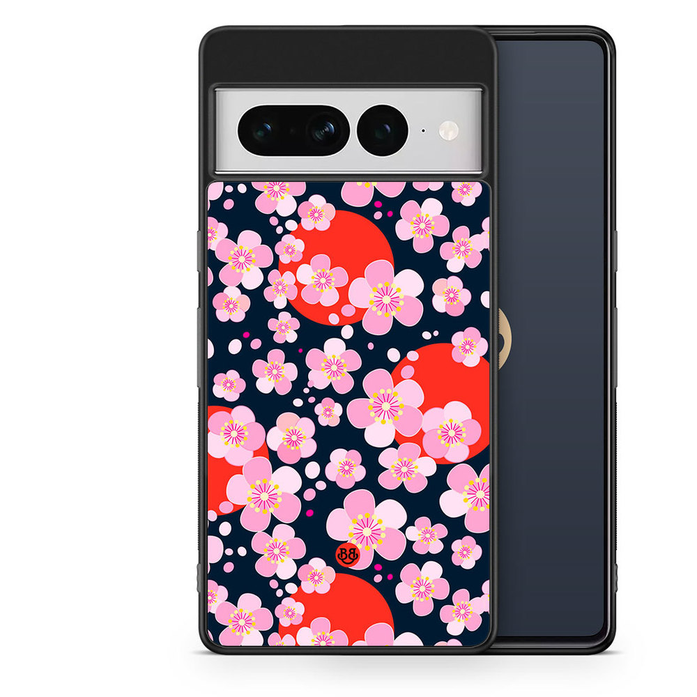 Google Pixel 7 Pro Case - Japanese Flowers