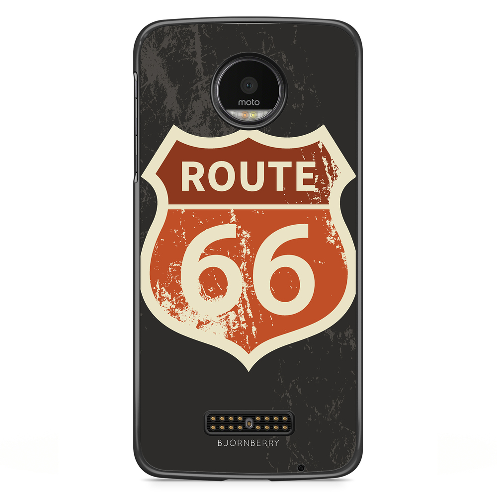 Moto Z2 Play Case - Route 66