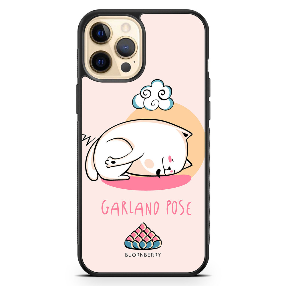 iPhone 12 Pro Max Case - Yoga Cat Garland