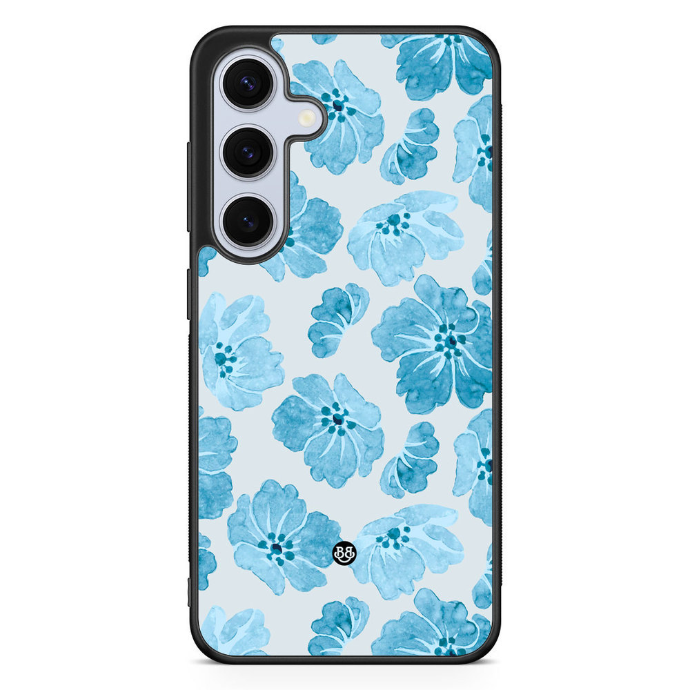 Samsung Galaxy S24 5G Case - WILD BLOOM - Blue Petals