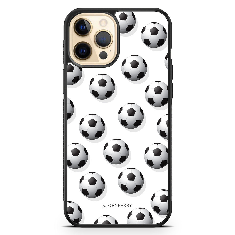 iPhone 12 Pro Max Case - Footballs Pattern