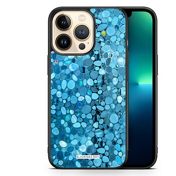 iPhone 13 Pro Skal - Stained Glass Blå