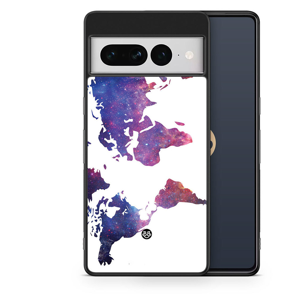 Google Pixel 7 Pro Case - World Map Space