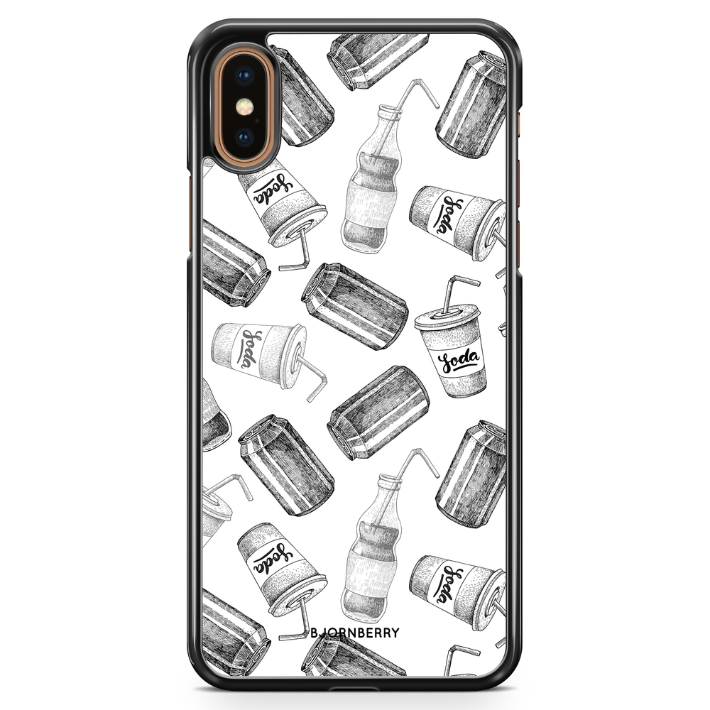 iPhone XS Max Case - Soda Black & White
