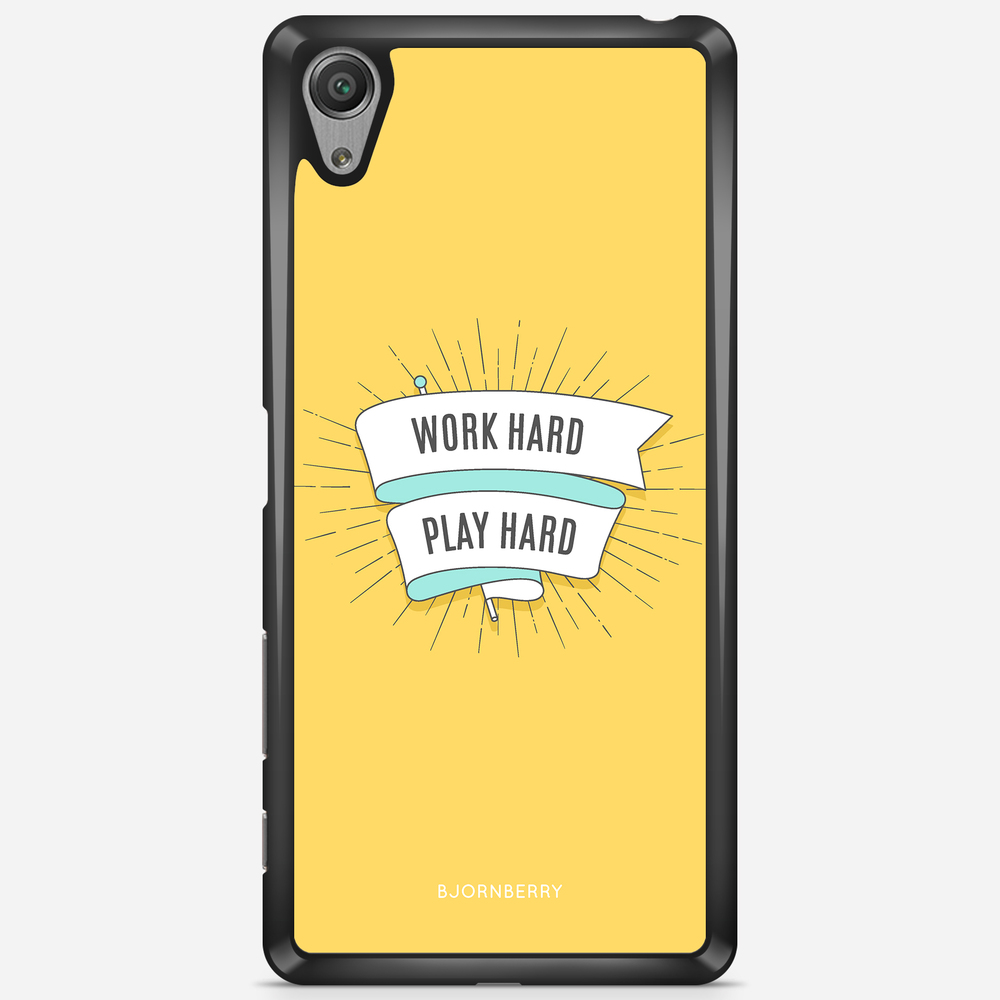 Sony Xperia X Performance Case - Work hard play hard