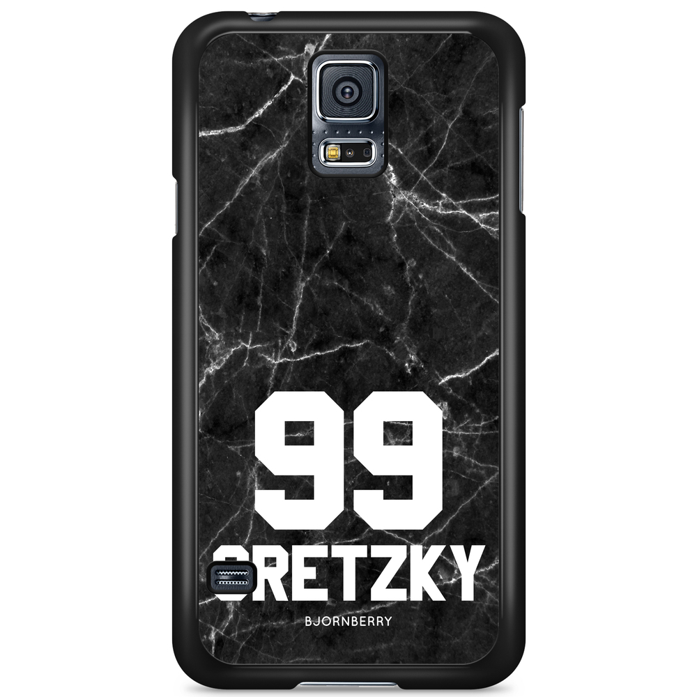 Samsung Galaxy S5 Case Custom - Black Marble Number