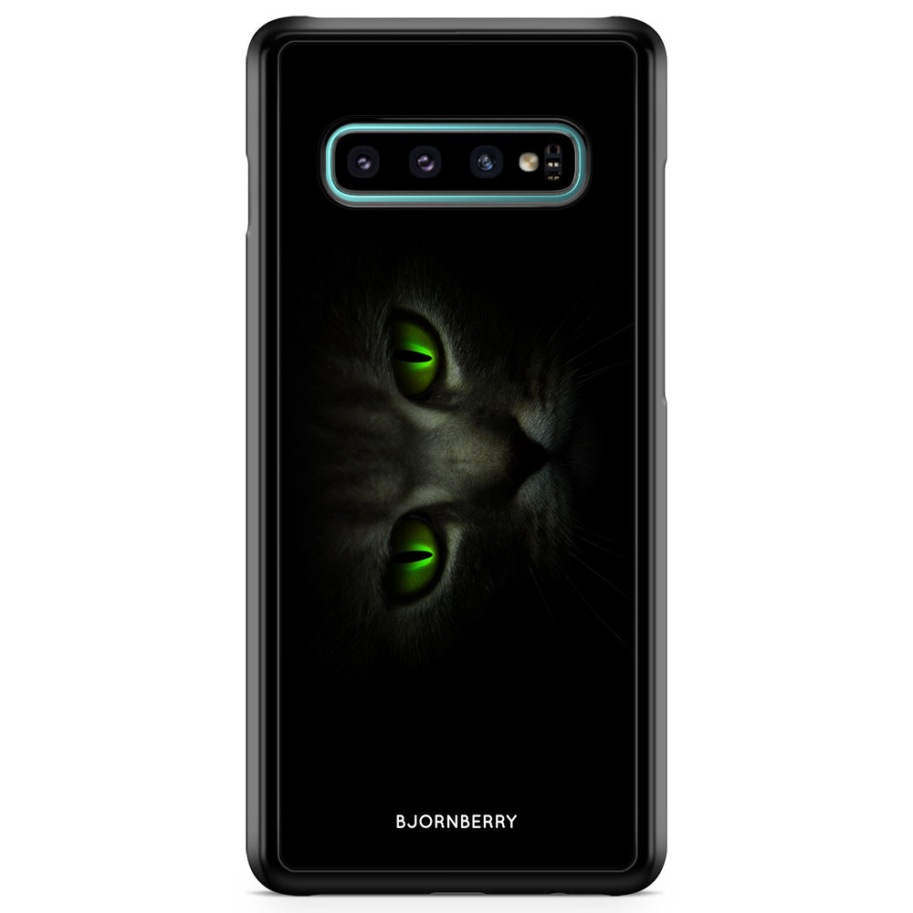 Samsung Galaxy S10 Plus Case - Green Cat Eyes