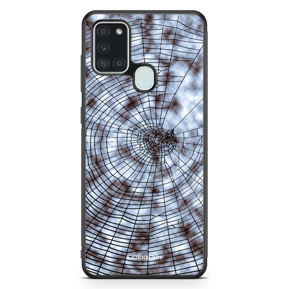 Samsung Galaxy A21s Case - Black Spiderweb