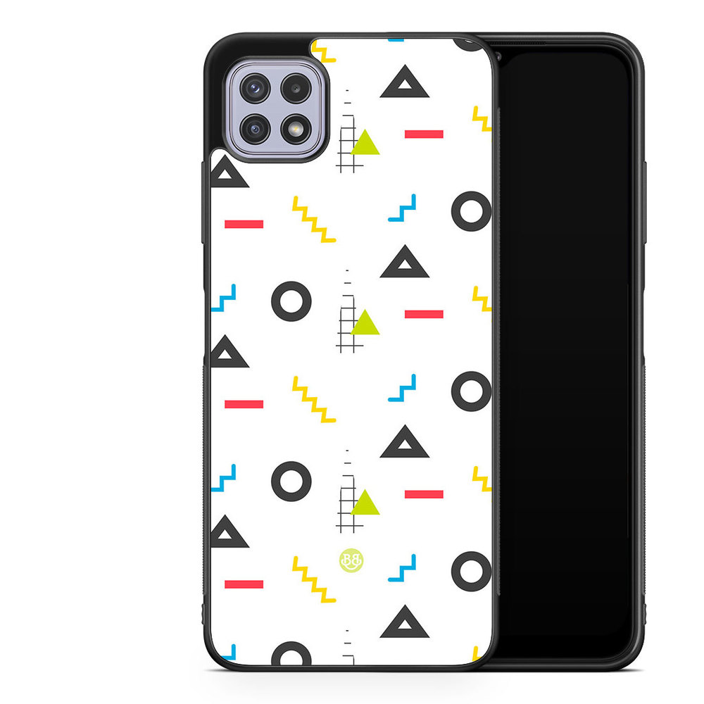 Samsung Galaxy A22 4G Case - 80s Pattern