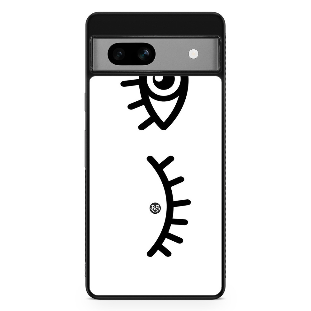 Google Pixel 7a Case - Black Eyes