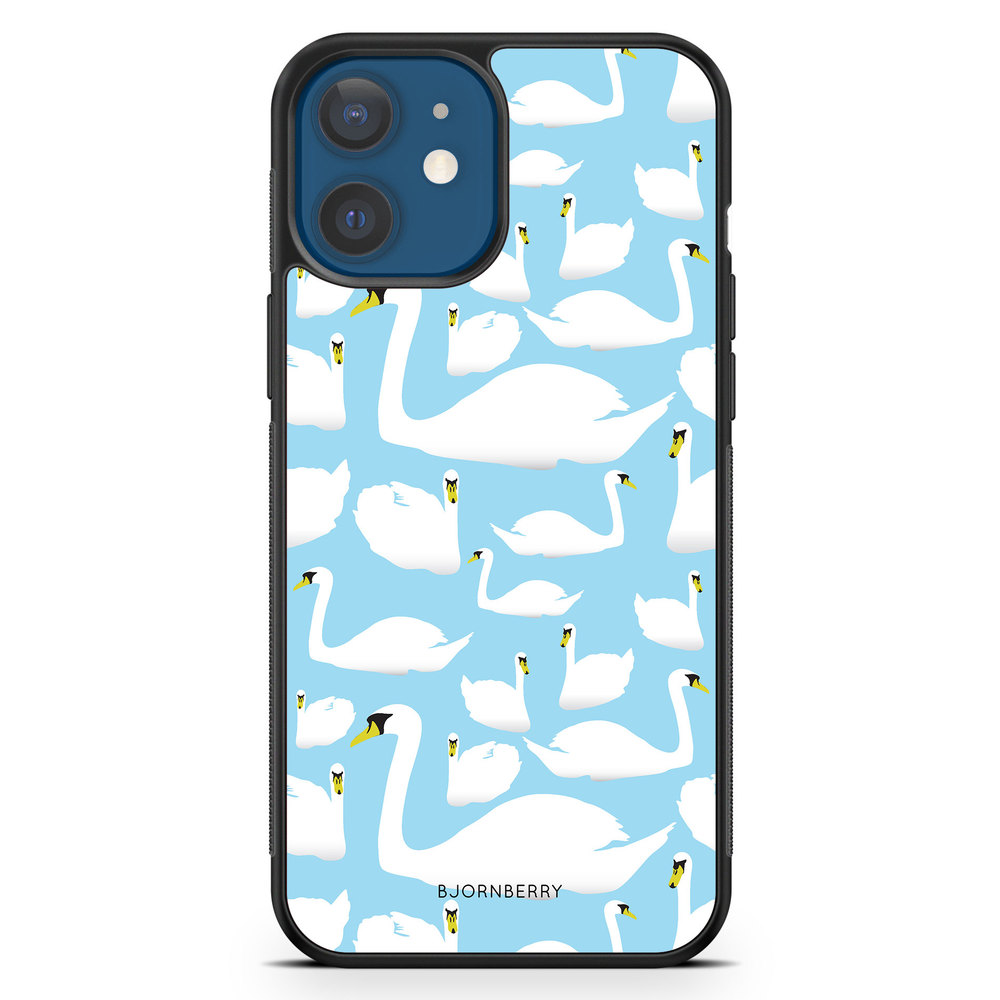 iPhone 12 Mini Case - Swan
