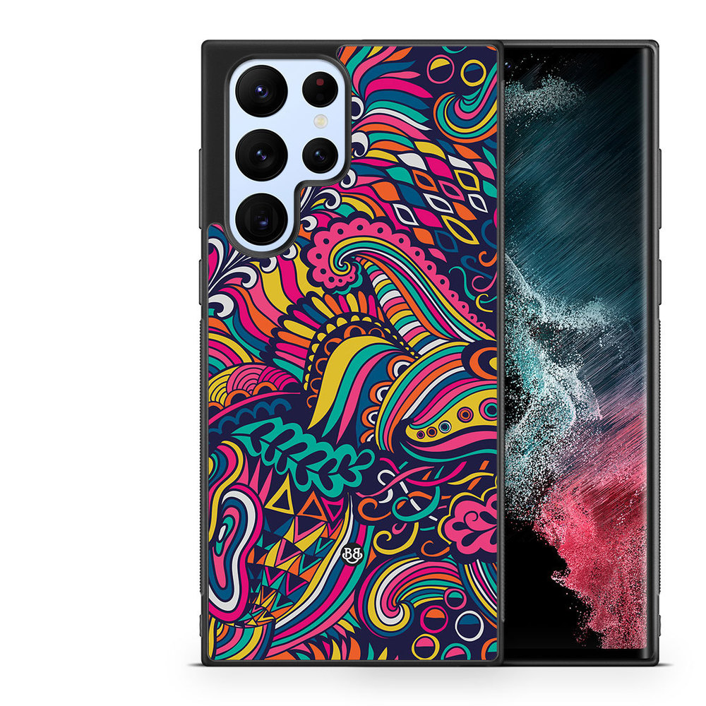Samsung Galaxy S22 Ultra 5G Case - Abstract Floral