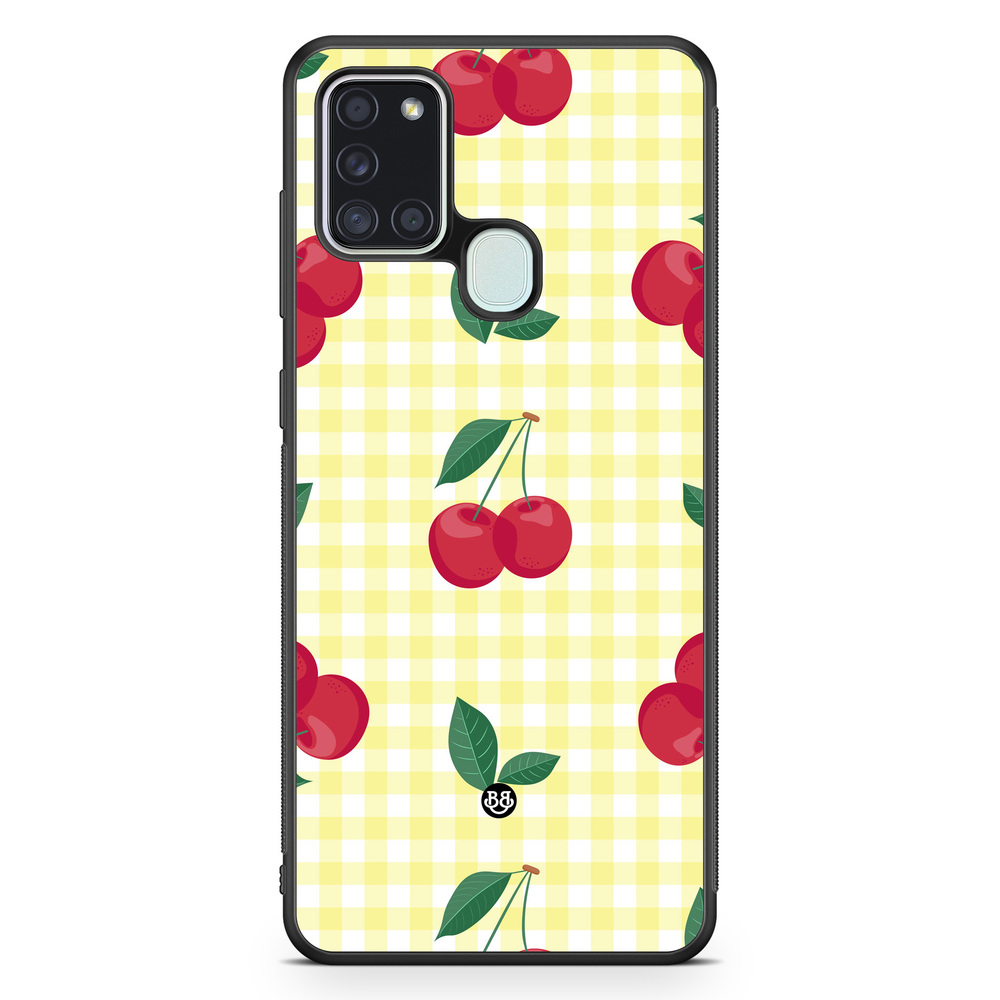 Samsung Galaxy A21s Case - SUMMER GARDEN - Cherry Kiss