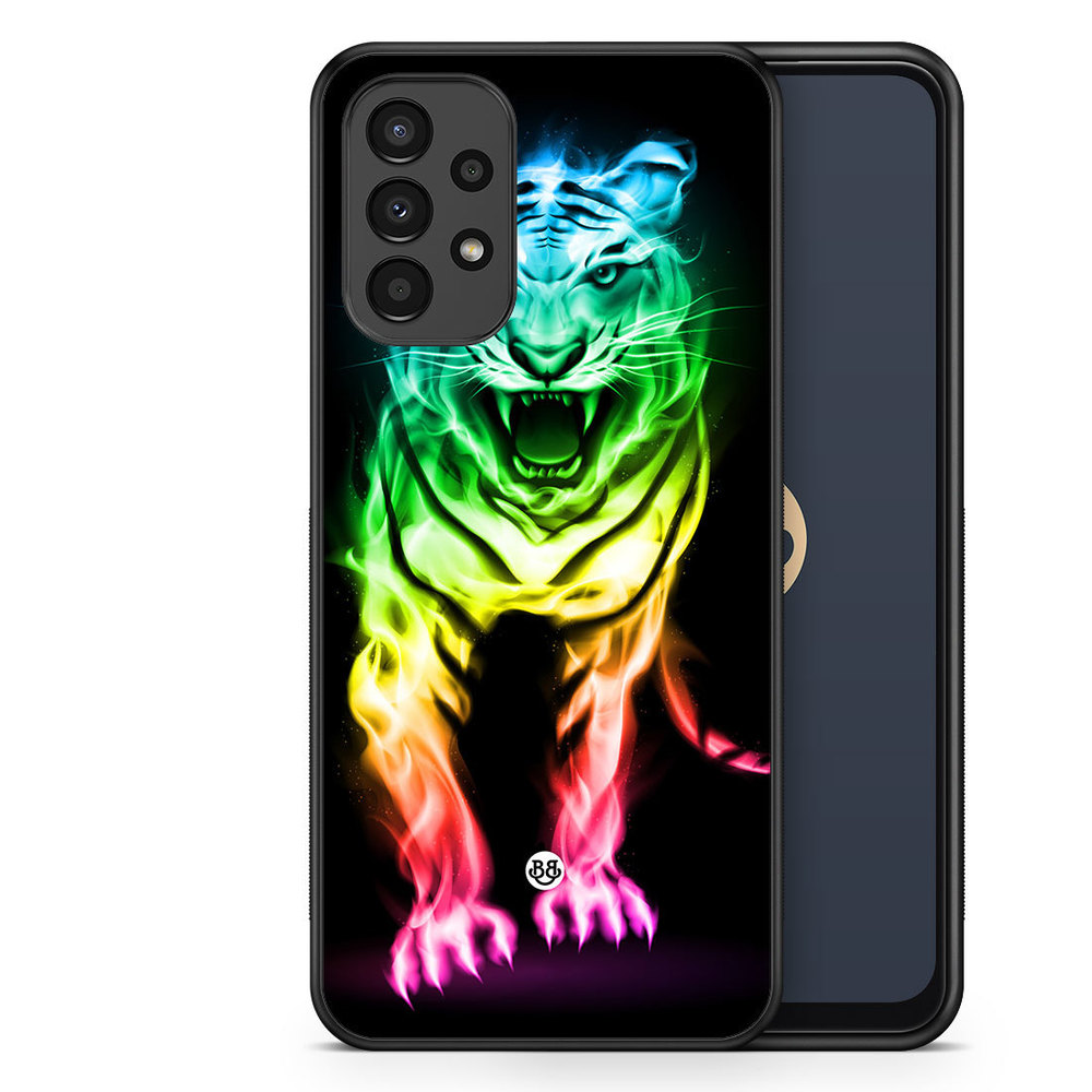Samsung Galaxy A13 Case - Fire Tiger