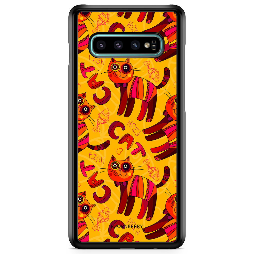 Samsung Galaxy S10 Plus Case - Cat & Fish