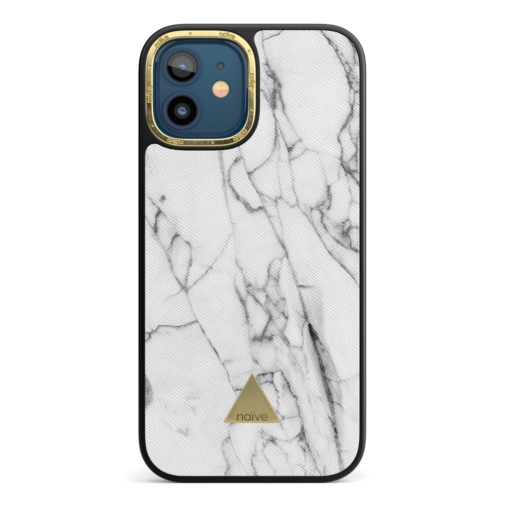 Naive iPhone 12 Mini Case - Milky Marble
