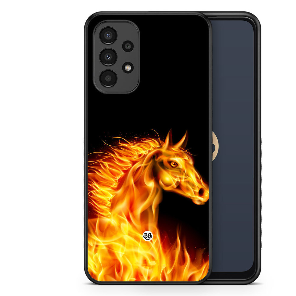 Samsung Galaxy A13 Case - Flames Horse